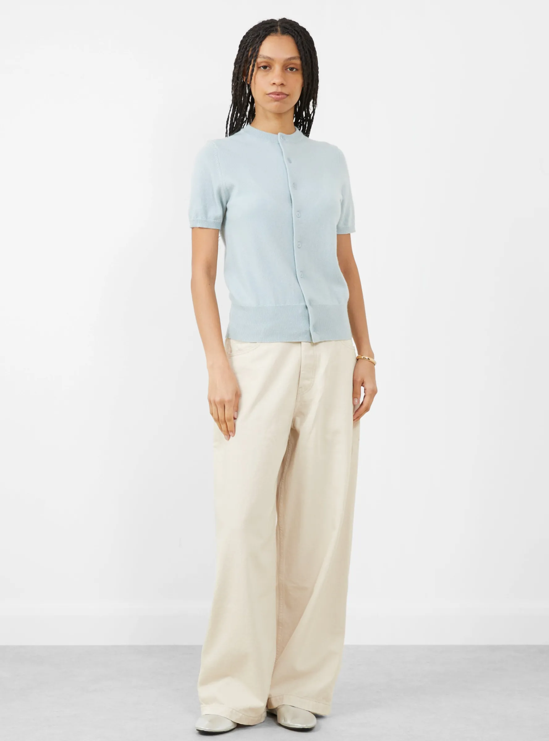 N°399 Flyer Cashmere Top Glass<Extreme Cashmere Outlet