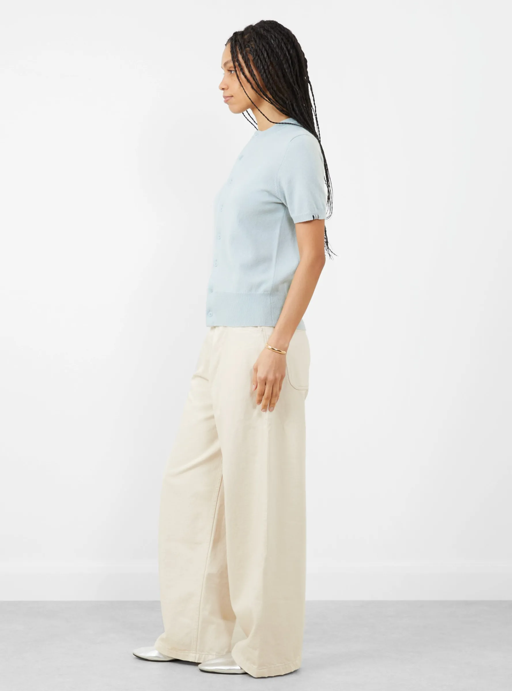 N°399 Flyer Cashmere Top Glass<Extreme Cashmere Outlet