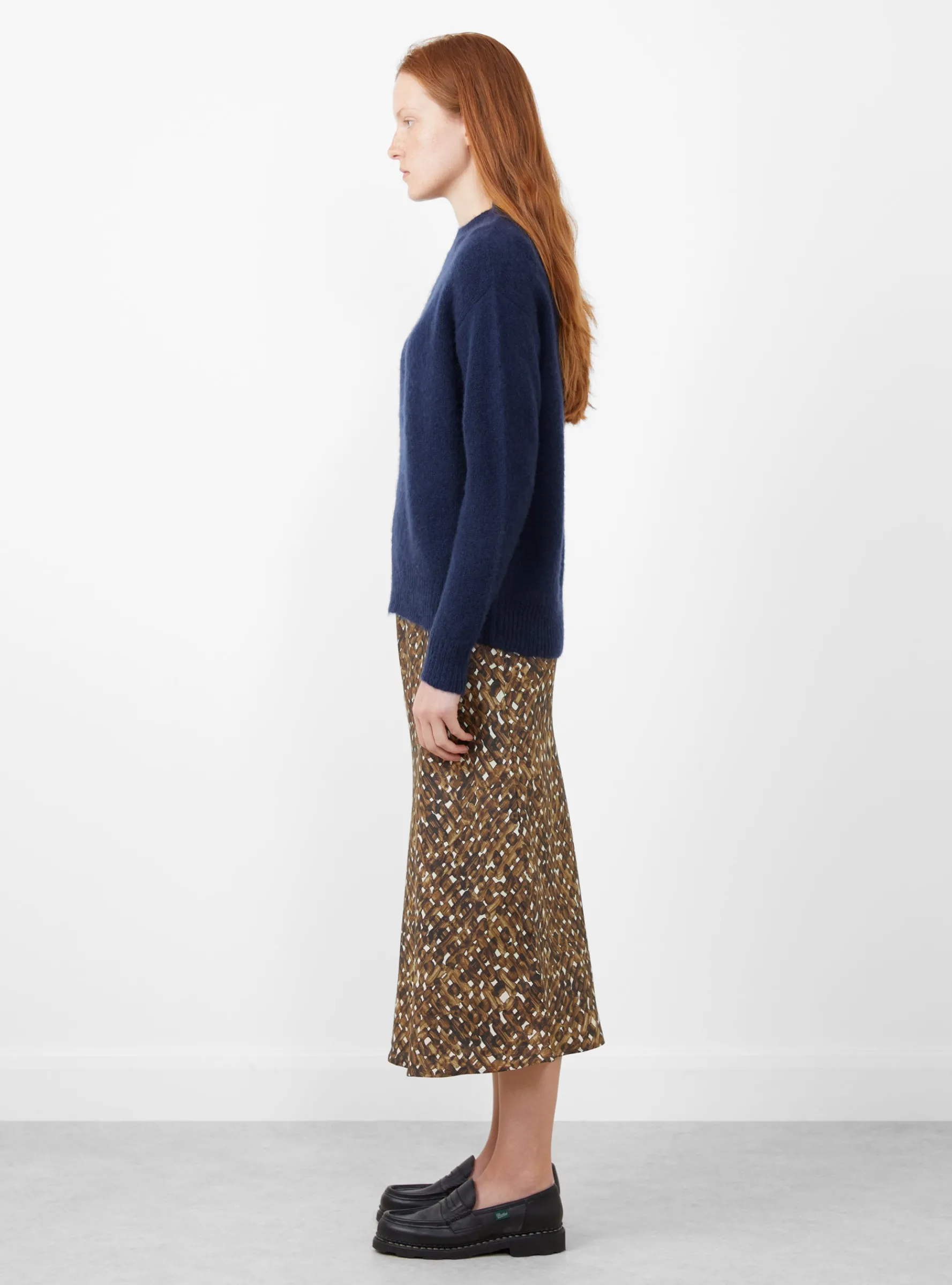 Nimbus Cropped Crew Neck Jumper Navy<Himalayan Cashmere Best