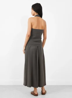 N°409 Jerry Cotton Cashmere Top Mud<Extreme Cashmere Hot