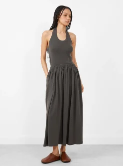 N°403 Mary Cotton Cashmere Skirt Mud<Extreme Cashmere Discount