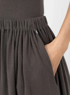 N°403 Mary Cotton Cashmere Skirt Mud<Extreme Cashmere Discount