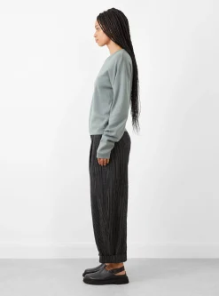 No.336 Ninety Pullover Sage<Extreme Cashmere Clearance