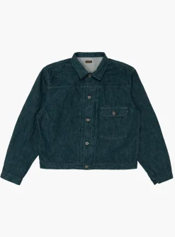 No. 4 Plant Dyed Denim 1st Jacket Green<Kapital Sale