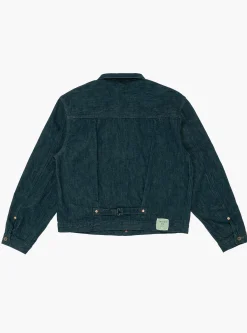 No. 4 Plant Dyed Denim 1st Jacket Green<Kapital Sale