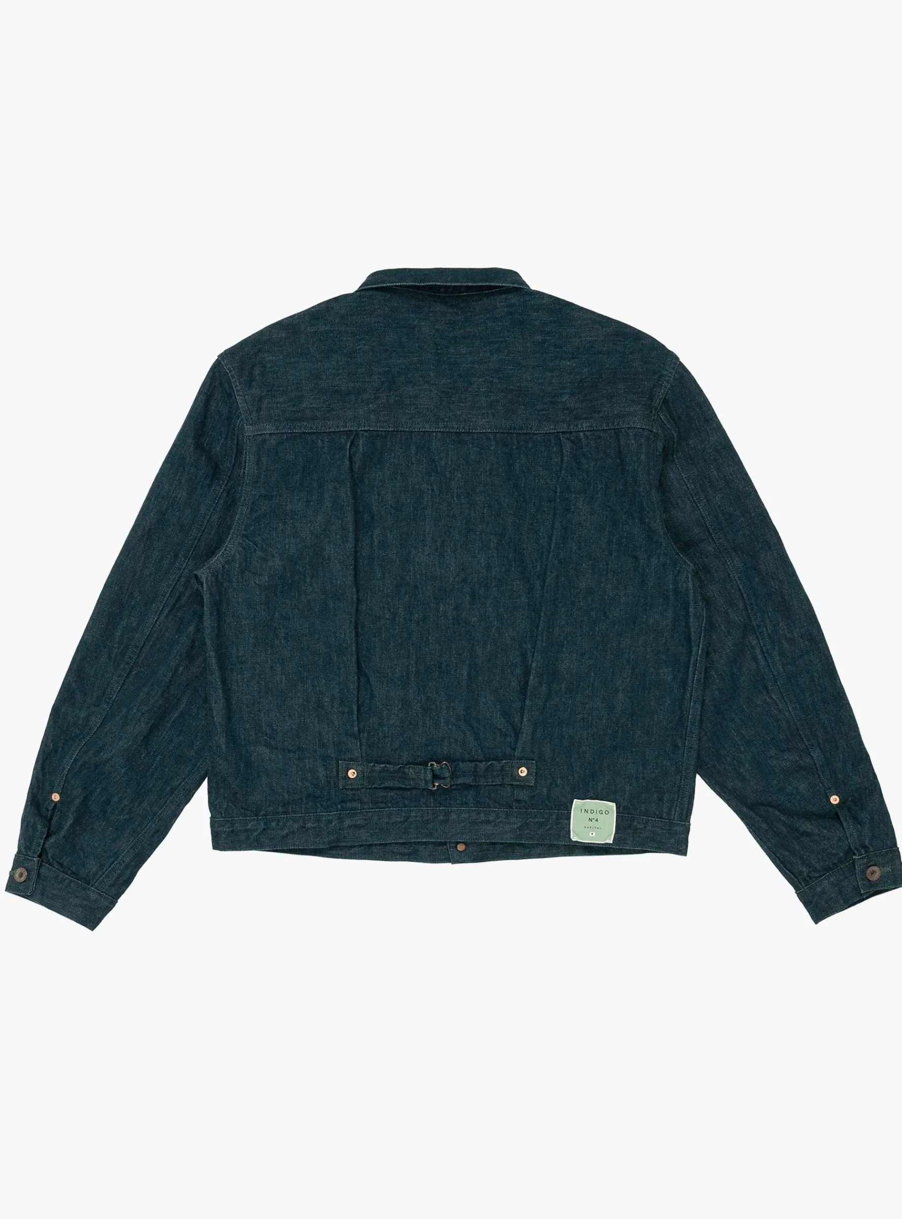 No. 4 Plant Dyed Denim 1st Jacket Green<Kapital Sale