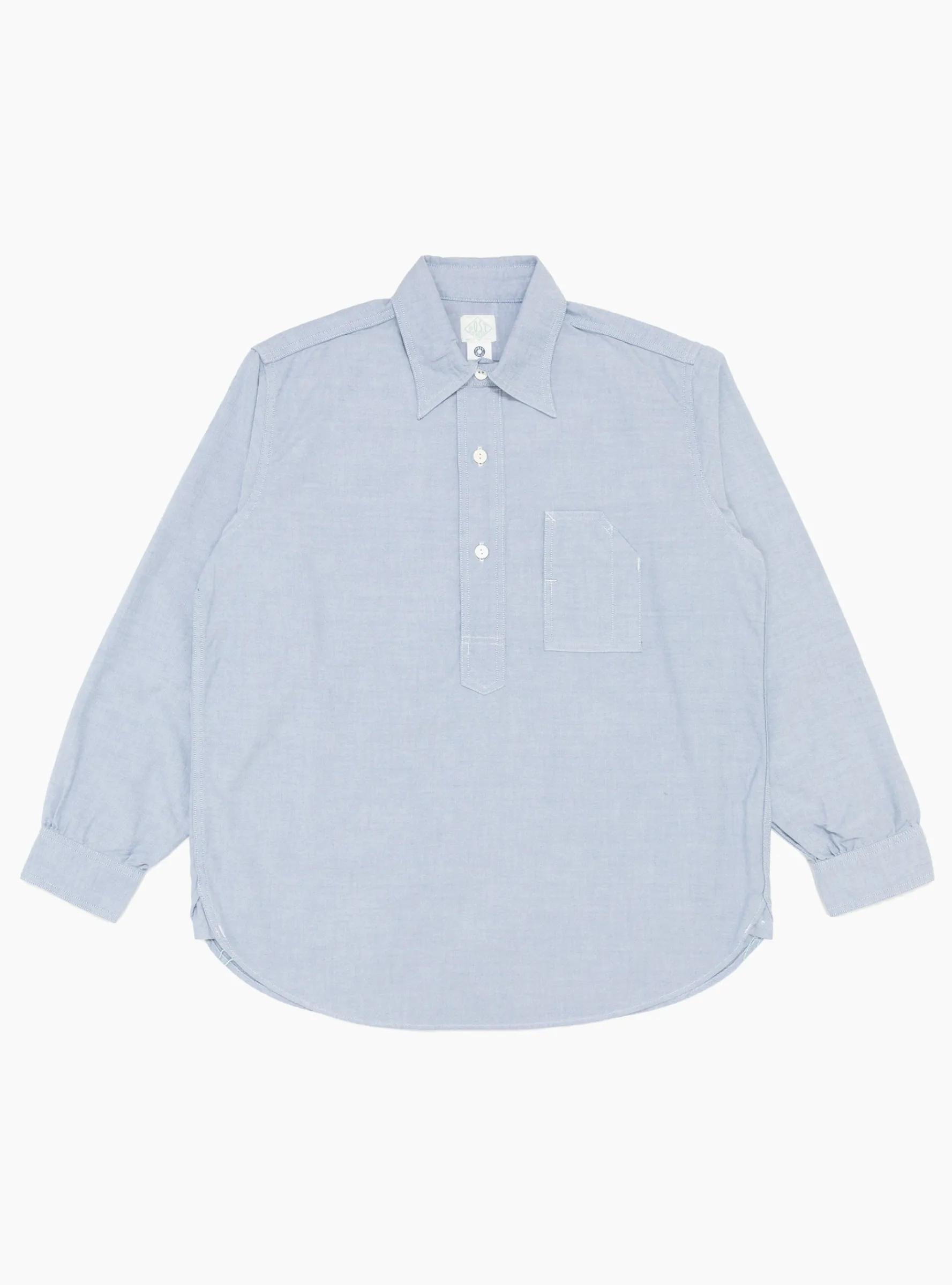 No.1 Shirt Good Oxford Blue<Post O'Alls Clearance