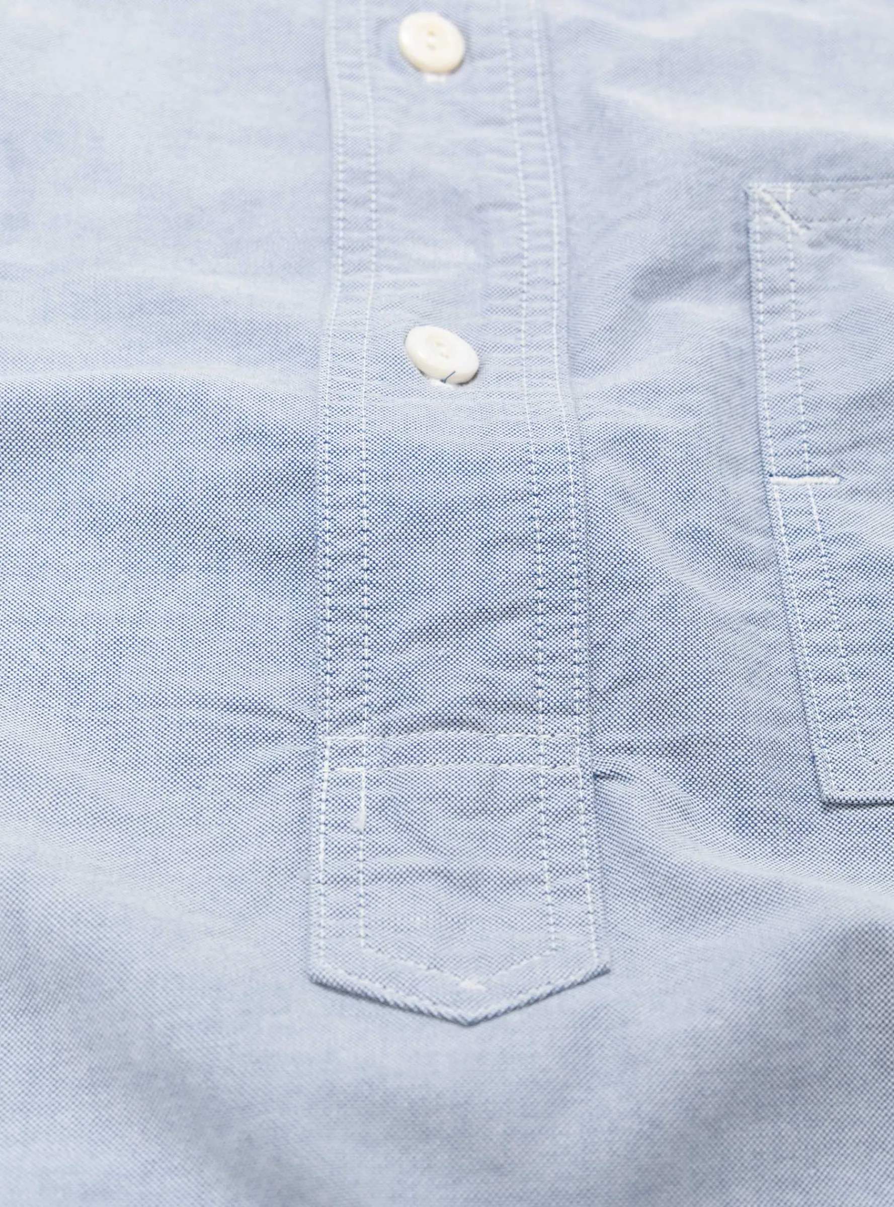 No.1 Shirt Good Oxford Blue<Post O'Alls Clearance