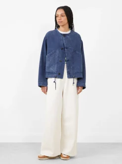 Nuclear Canvas Jacket Infinity Blue<Girls of Dust Hot