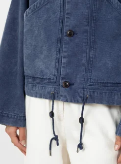 Nuclear Canvas Jacket Infinity Blue<Girls of Dust Hot