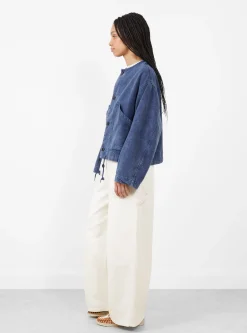 Nuclear Canvas Jacket Infinity Blue<Girls of Dust Hot