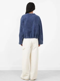 Nuclear Canvas Jacket Infinity Blue<Girls of Dust Hot