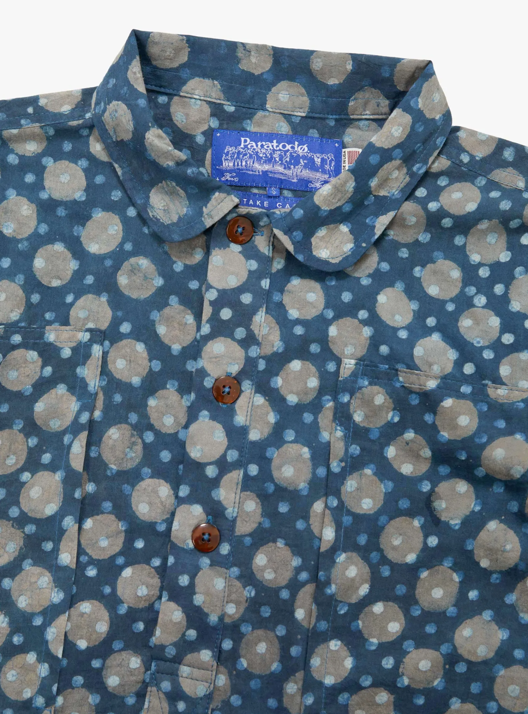 Obra Shirt Indigo Circles Mix<Paratodo Hot