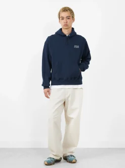 OG Logo Elastic Cord Hoodie Navy<Sedan All-Purpose Discount