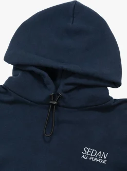 OG Logo Elastic Cord Hoodie Navy<Sedan All-Purpose Discount