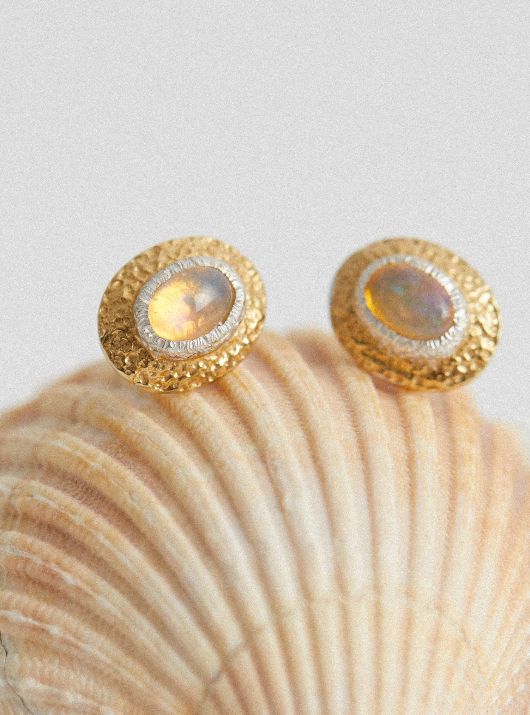 Opal Oval Earring Vermeil<Isabella Etou Clearance