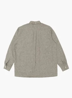 Open B.D. Nep Check Cotton Linen Shirt Beige<Beams Plus Best