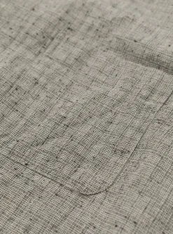 Open B.D. Nep Check Cotton Linen Shirt Beige<Beams Plus Best