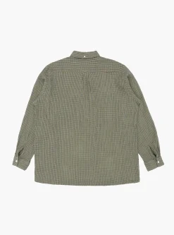 Open B.D. Plaid Shirt Olive<Beams Plus New