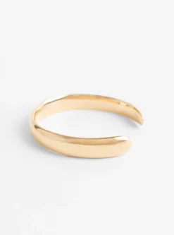 Open Brass Cuff Gold Plated<Helena Rohner New