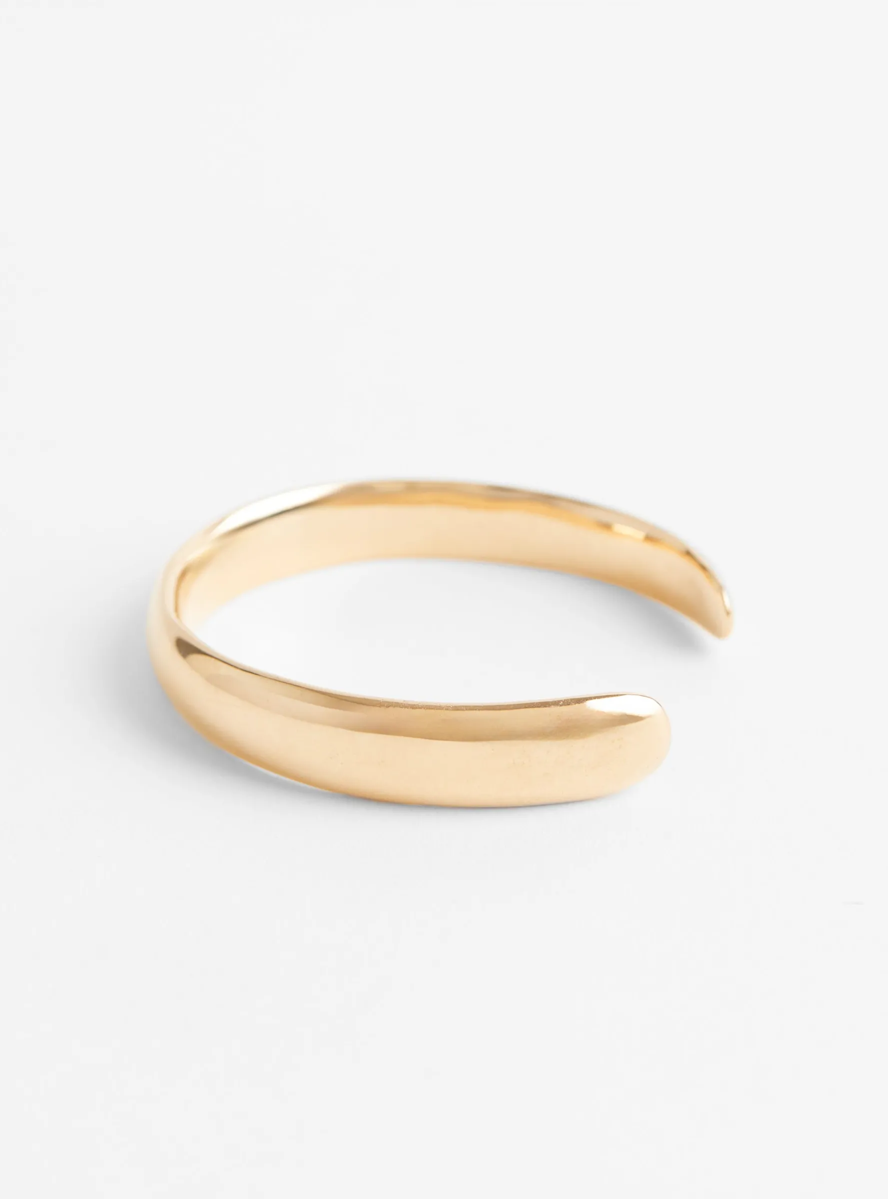 Open Brass Cuff Gold Plated<Helena Rohner New