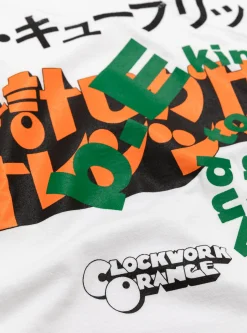 Orange T-shirt White<b.Eautiful Fashion