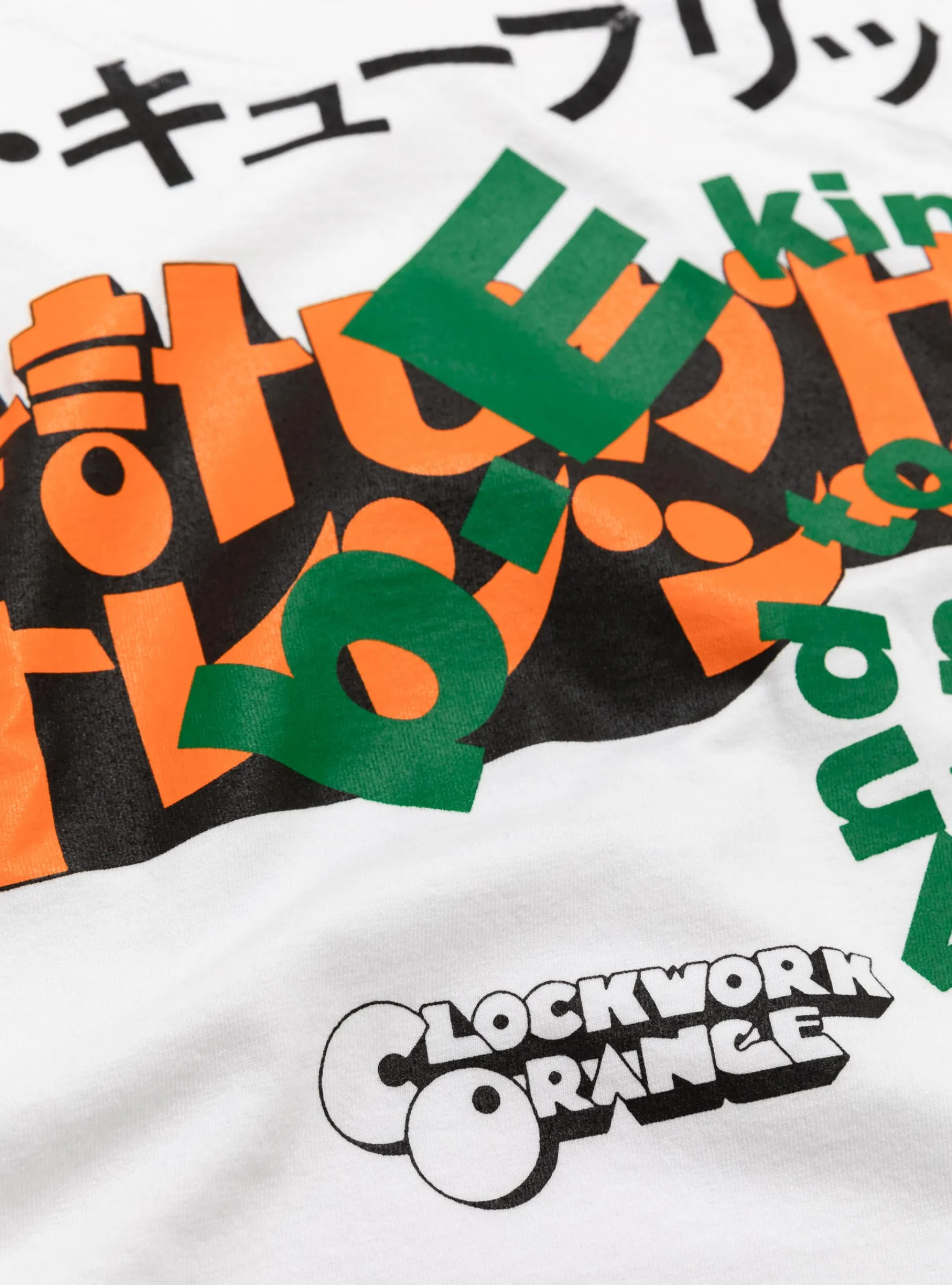Orange T-shirt White<b.Eautiful Fashion