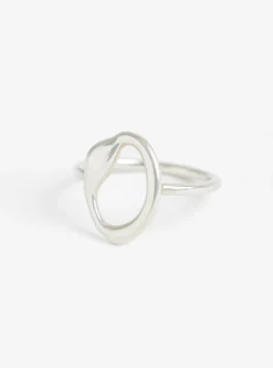 Organic Oval Sterling Silver<Modern Weaving Online