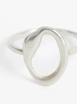 Organic Oval Sterling Silver<Modern Weaving Online