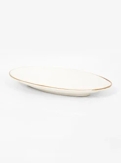 Oval Serving Plate White<Novità Home Online