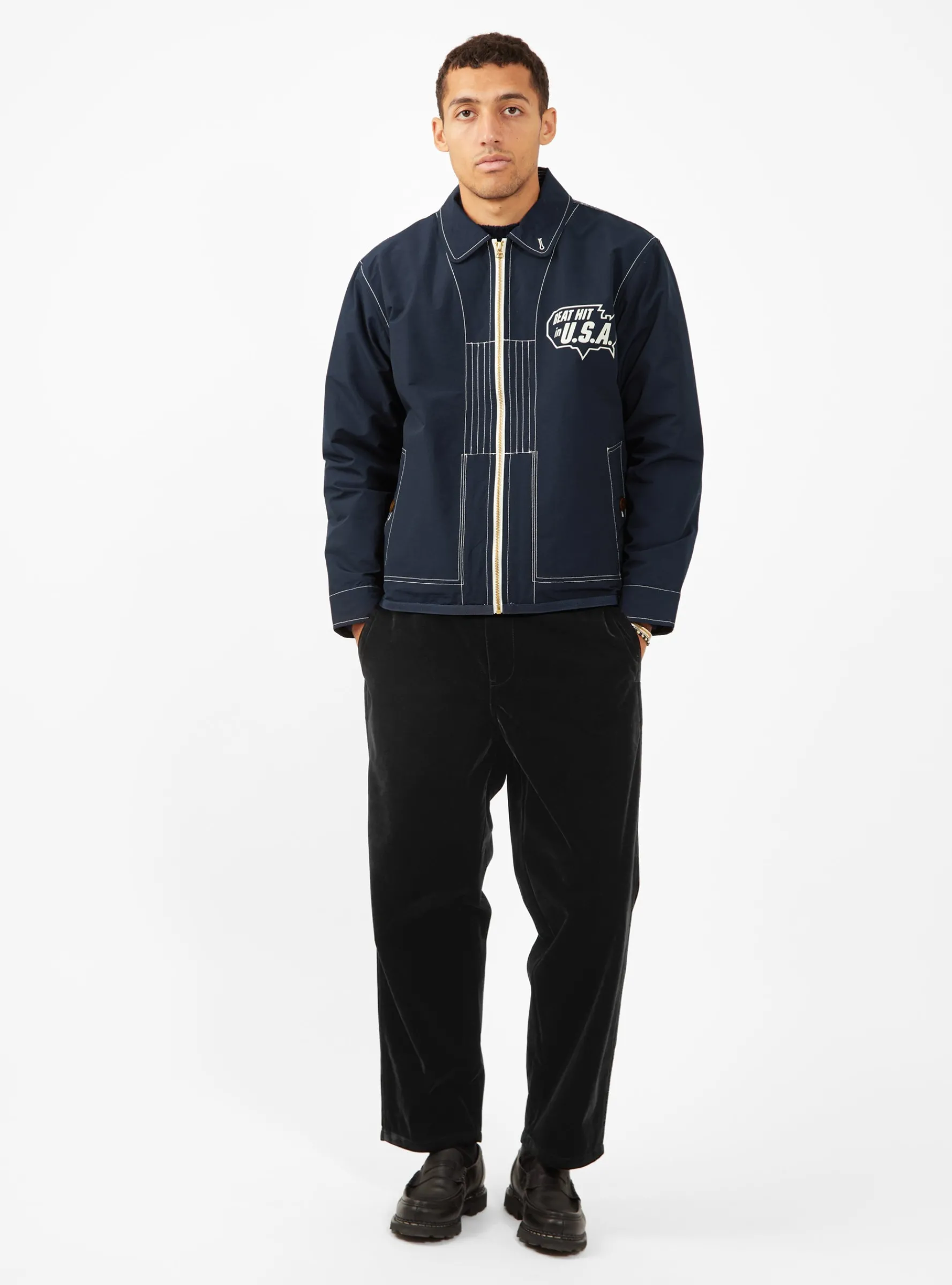 Overnik Jacket Midnight Blue<Garbstore Discount