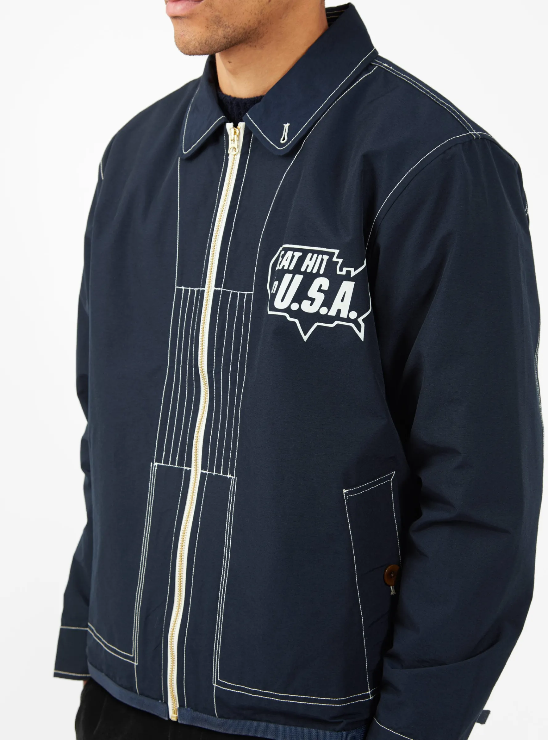 Overnik Jacket Midnight Blue<Garbstore Discount