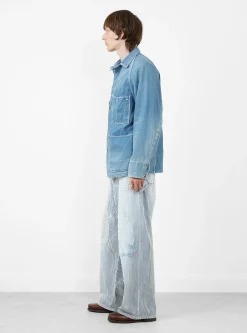 12oz Denim Cactus Coverall Midtone Blue<Kapital Outlet