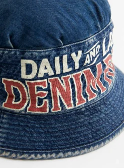 11.05oz Denim Laundry Hat<Kapital Online