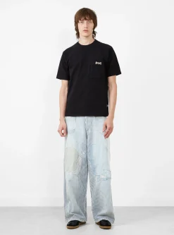 10oz Hickoree Stripe Painter Port Baggy Pants<Kapital Hot