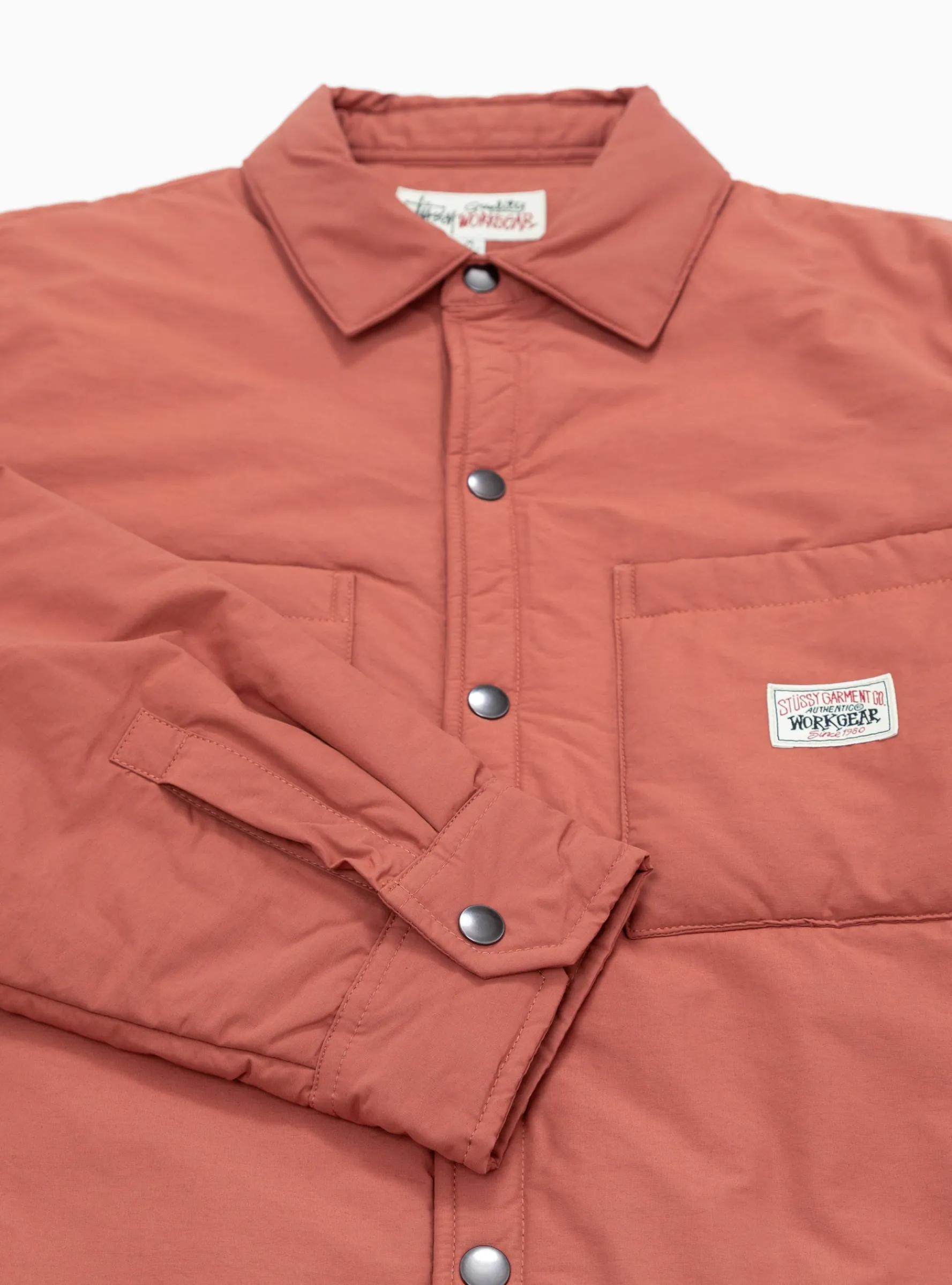 Padded Tech Over Shirt Brick Red<Stüssy Best