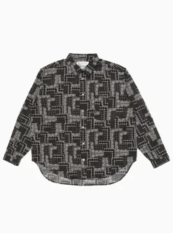 Paisley Easy Shirt Black<Garbstore Best