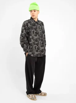 Paisley Easy Shirt Black<Garbstore Best