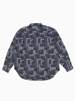 Paisley Easy Shirt Navy<Garbstore Discount
