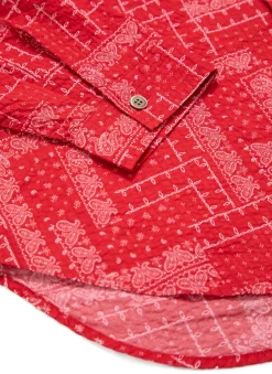 Paisley Easy Shirt Red<Garbstore Fashion
