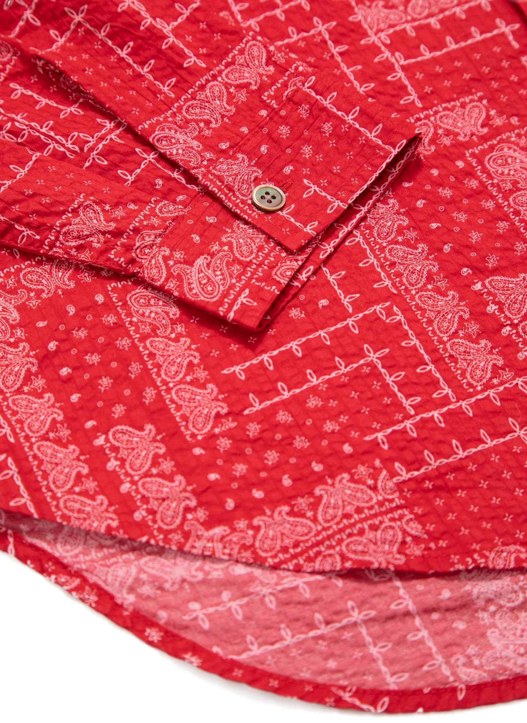 Paisley Easy Shirt Red<Garbstore Fashion