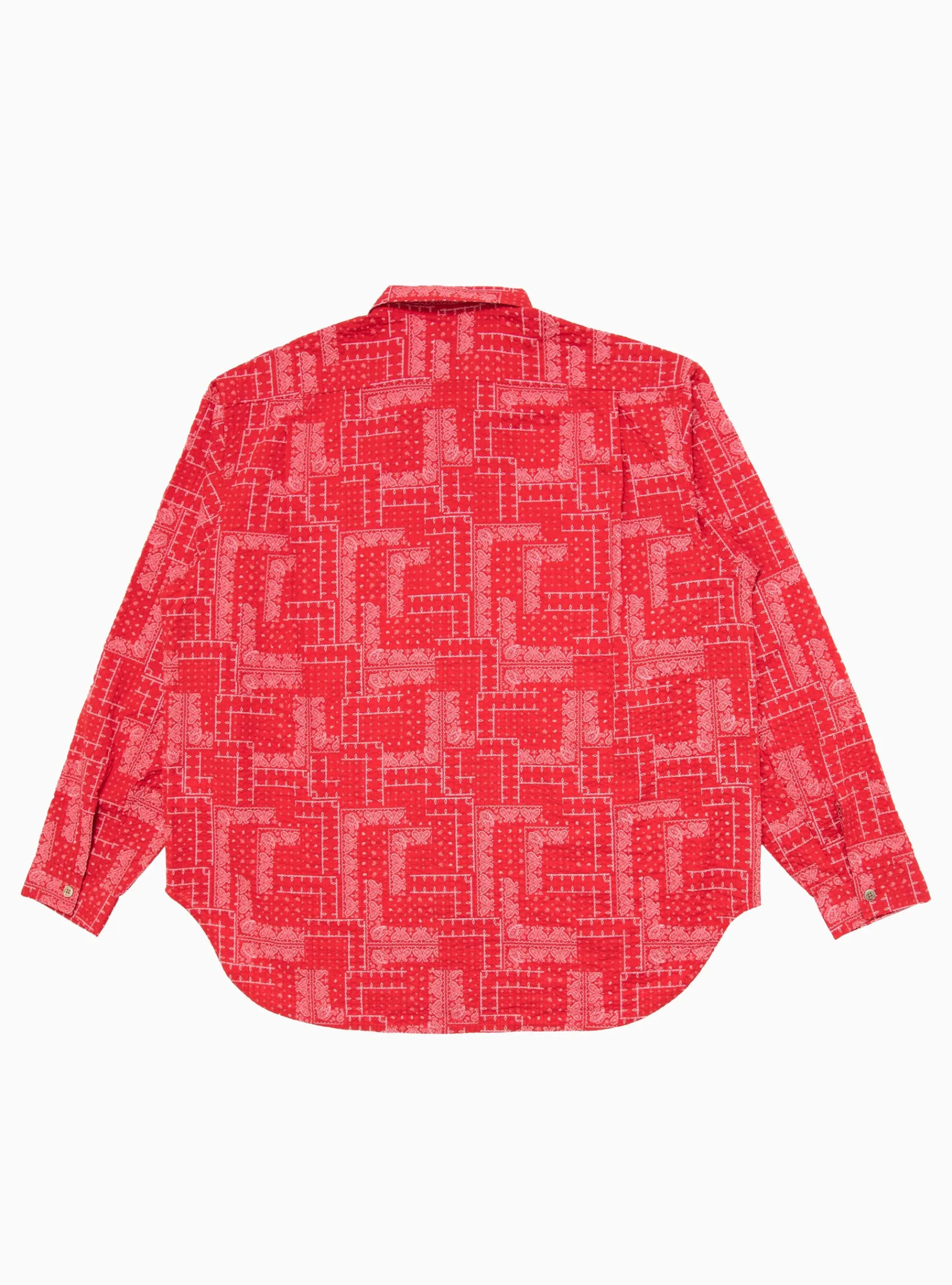 Paisley Easy Shirt Red<Garbstore Fashion