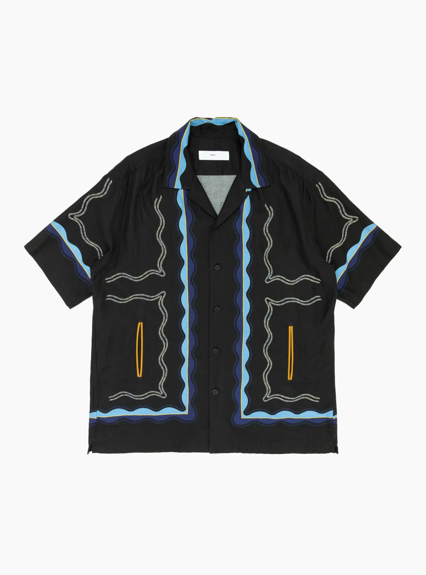 Panel Print Shirt Black<TOGA VIRILIS Sale