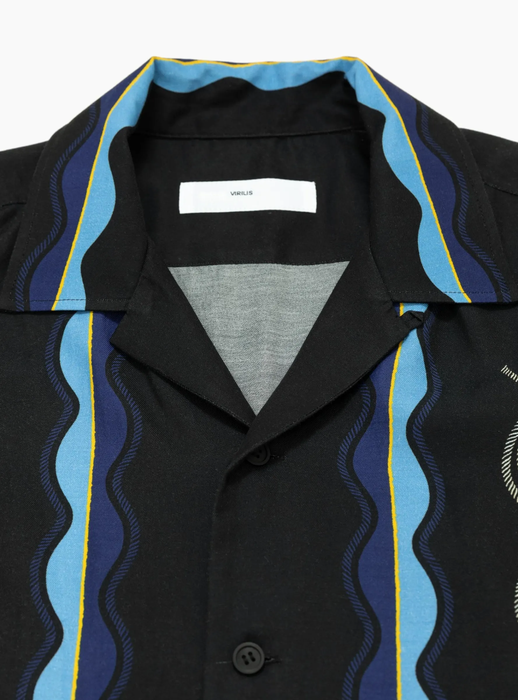 Panel Print Shirt Black<TOGA VIRILIS Sale