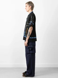 Panel Print Shirt Black<TOGA VIRILIS Sale