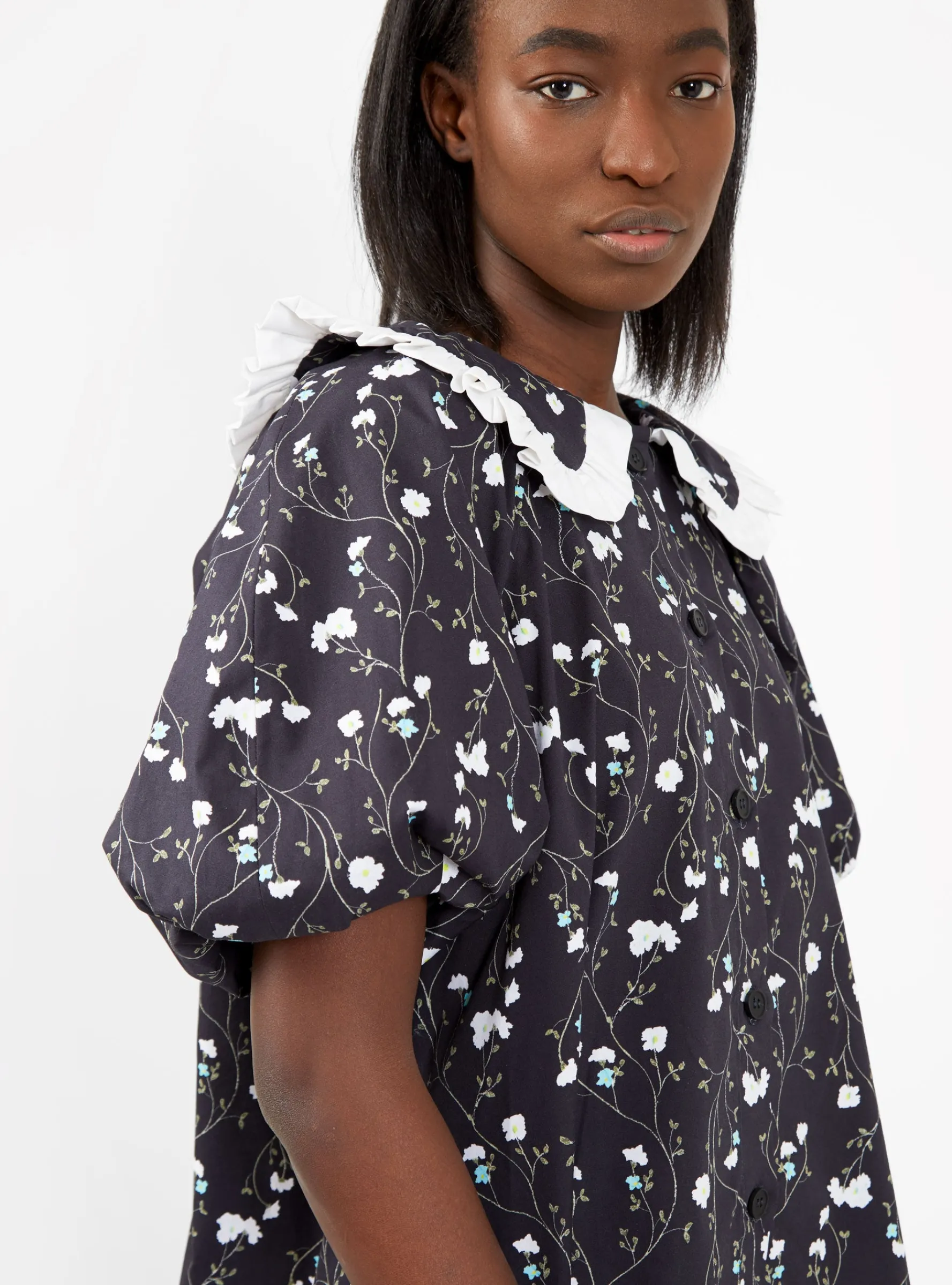 Paola Top Navy Floral<Naya Rea Online