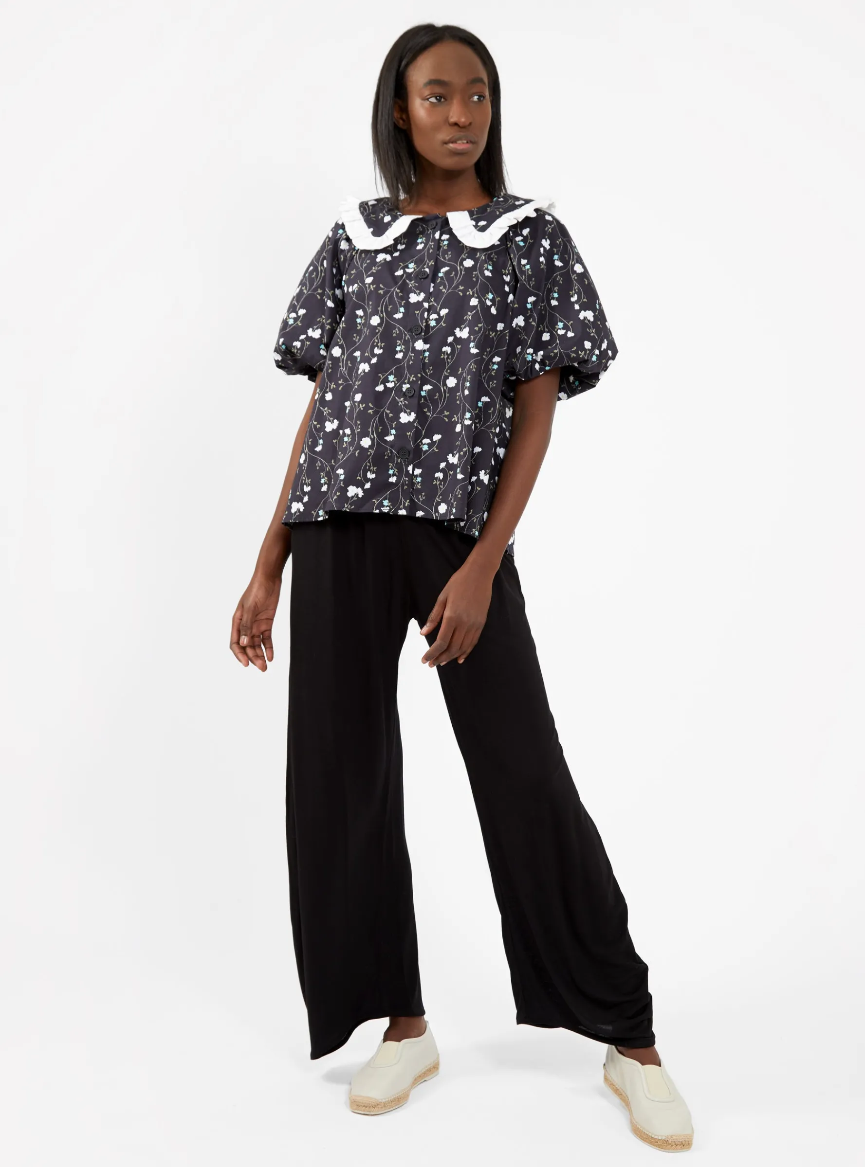Paola Top Navy Floral<Naya Rea Online