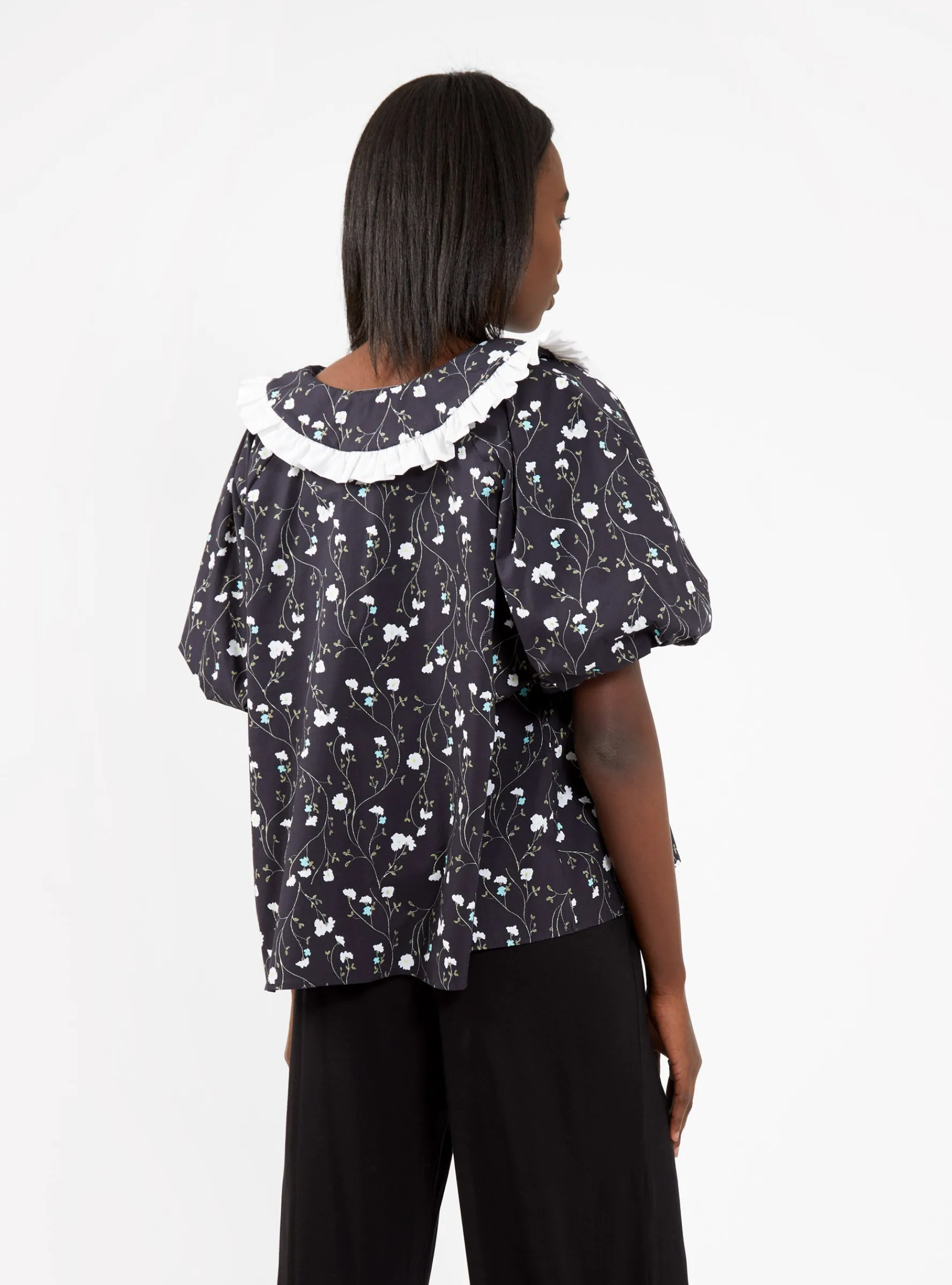 Paola Top Navy Floral<Naya Rea Online