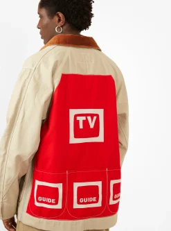 Paperclip Apron Jacket Camel<Home Party Sale