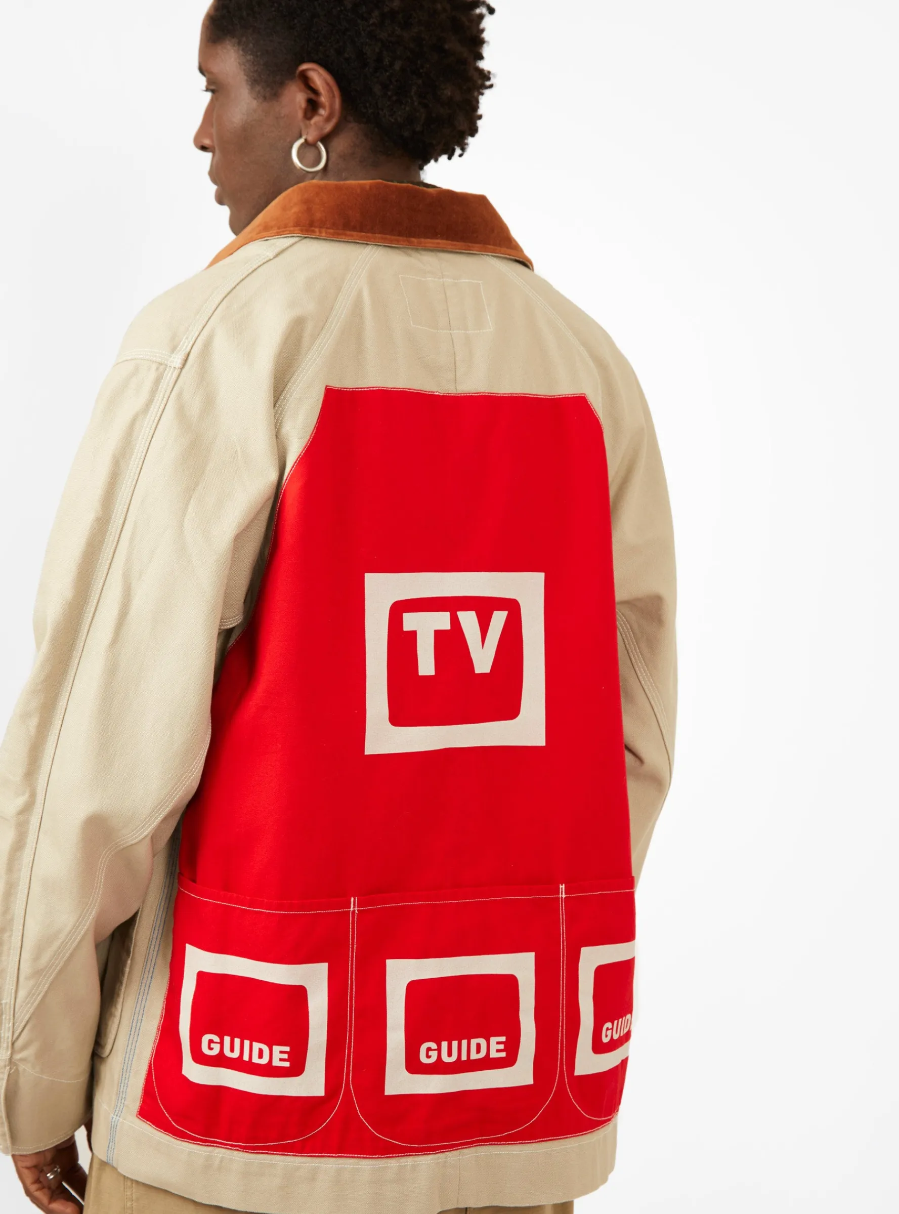 Paperclip Apron Jacket Camel<Home Party Sale